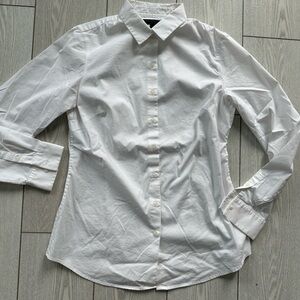 Classic White Riley Women's Long Sleeve Shirt size 10